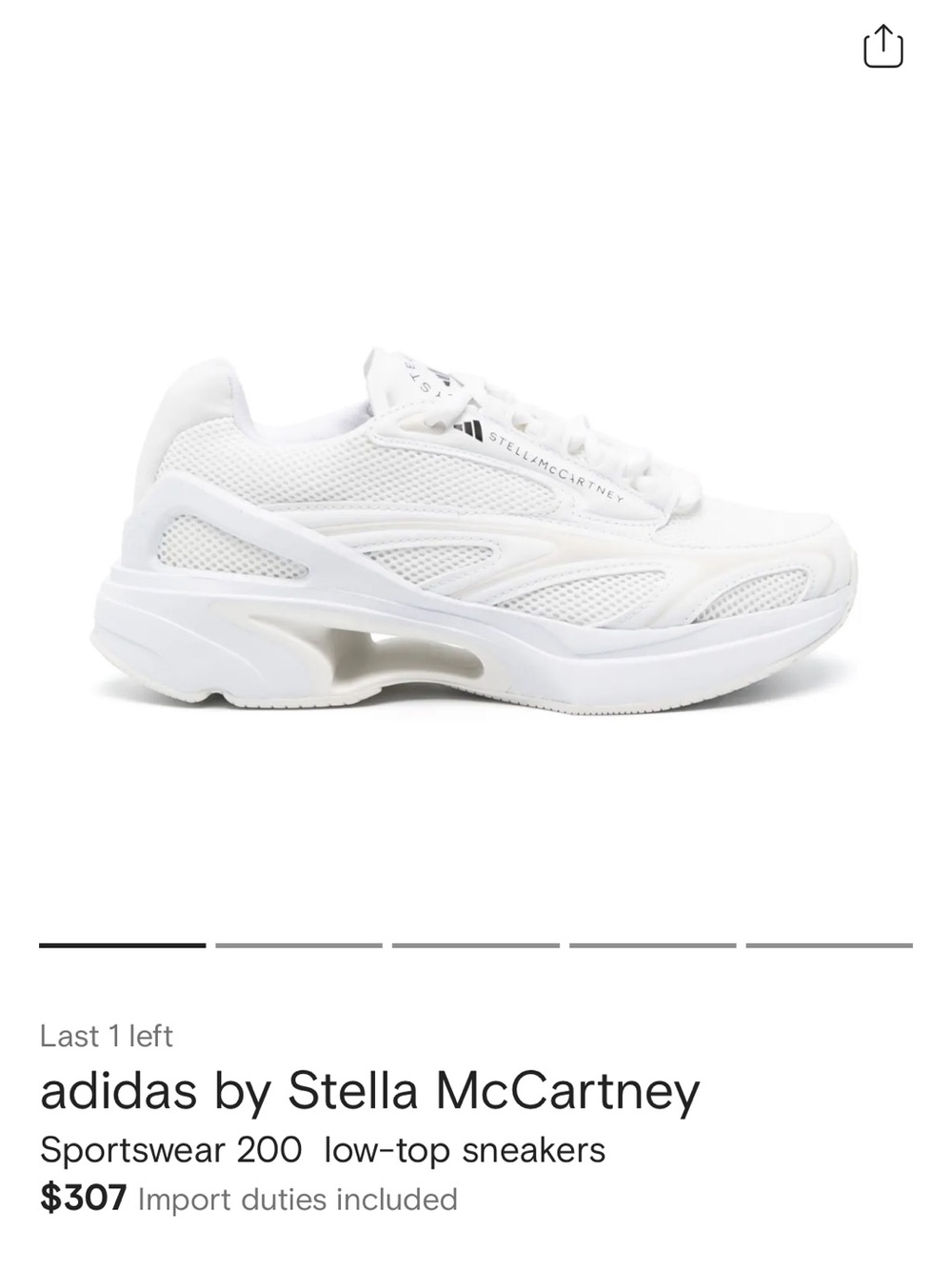 Adidas by Stella McCartney sneaker NWT